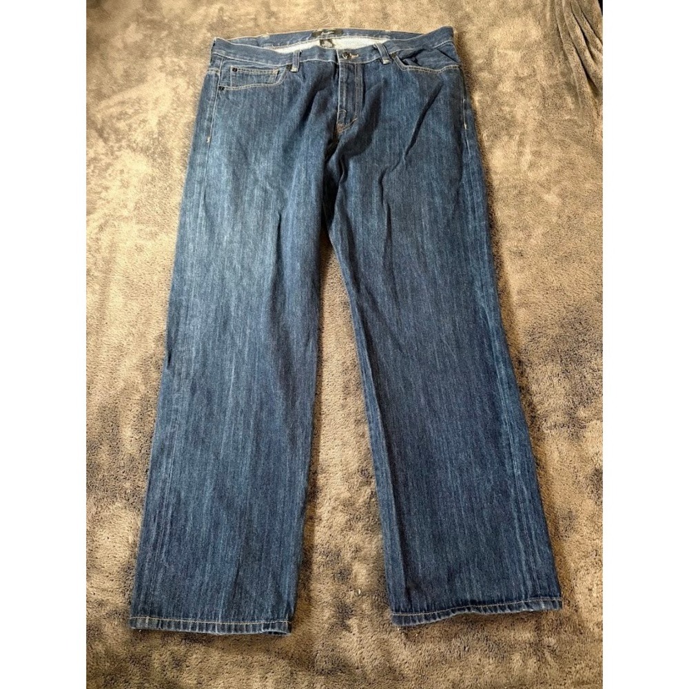 VTG. Sean John Mens Dark Wash Straight Leg Blue Jeans Size 40 x 31 100% Cotton